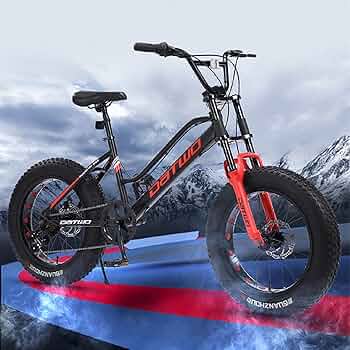 ファットバイク 20インチ マウンテンバイク Amazon | HILAND ファットバイク ROON マウンテンバイク 20イン